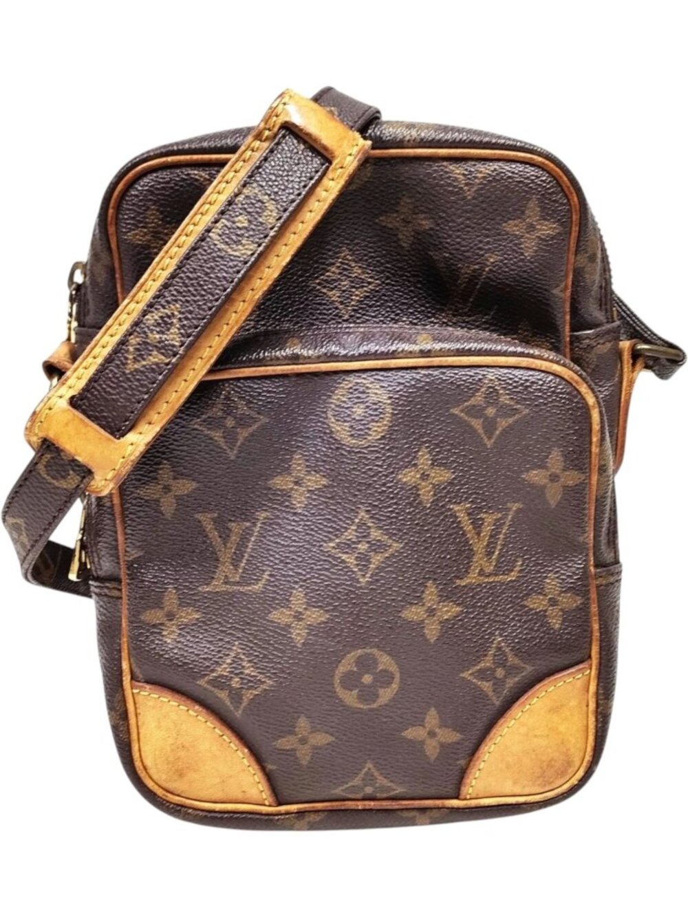 (L5) Louis Vuitton Crossbody Bag Amazone Brown Monogram